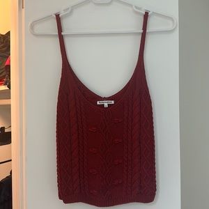Reformation cable knit tank